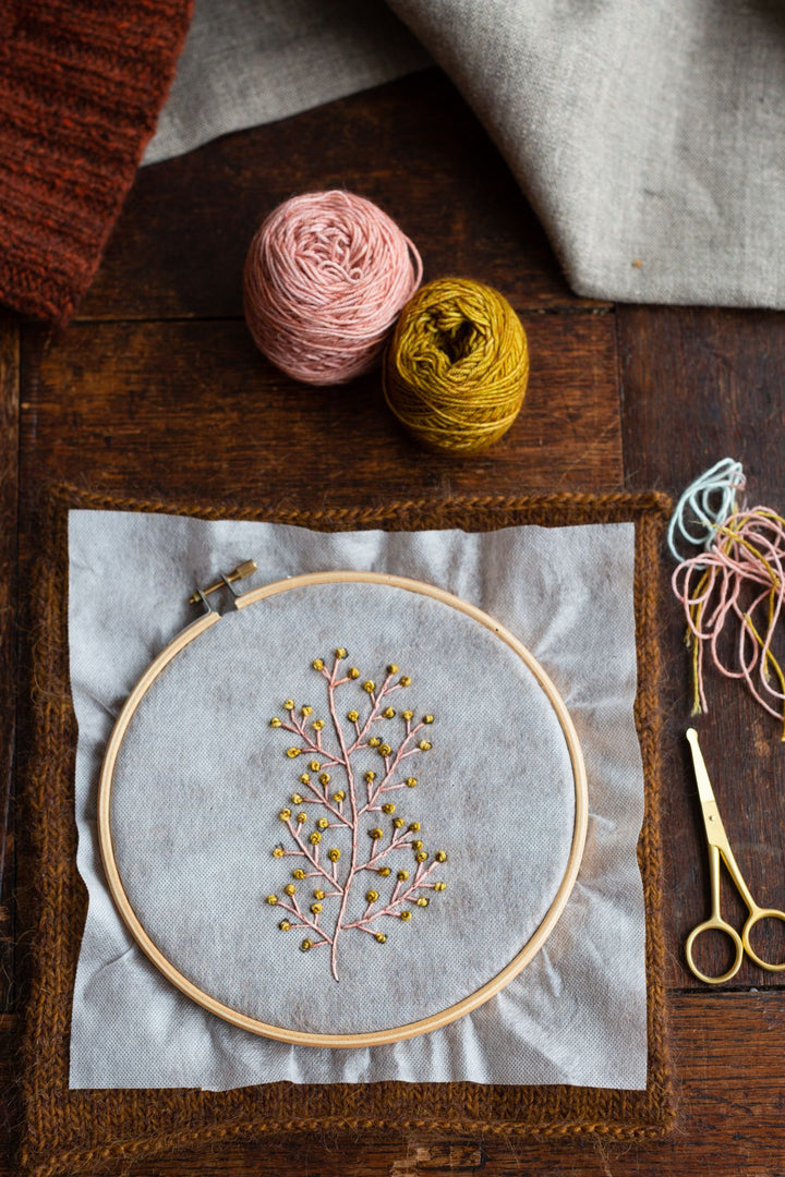 Embroidery on Knits by Judit Gummlich from Laine Publishing