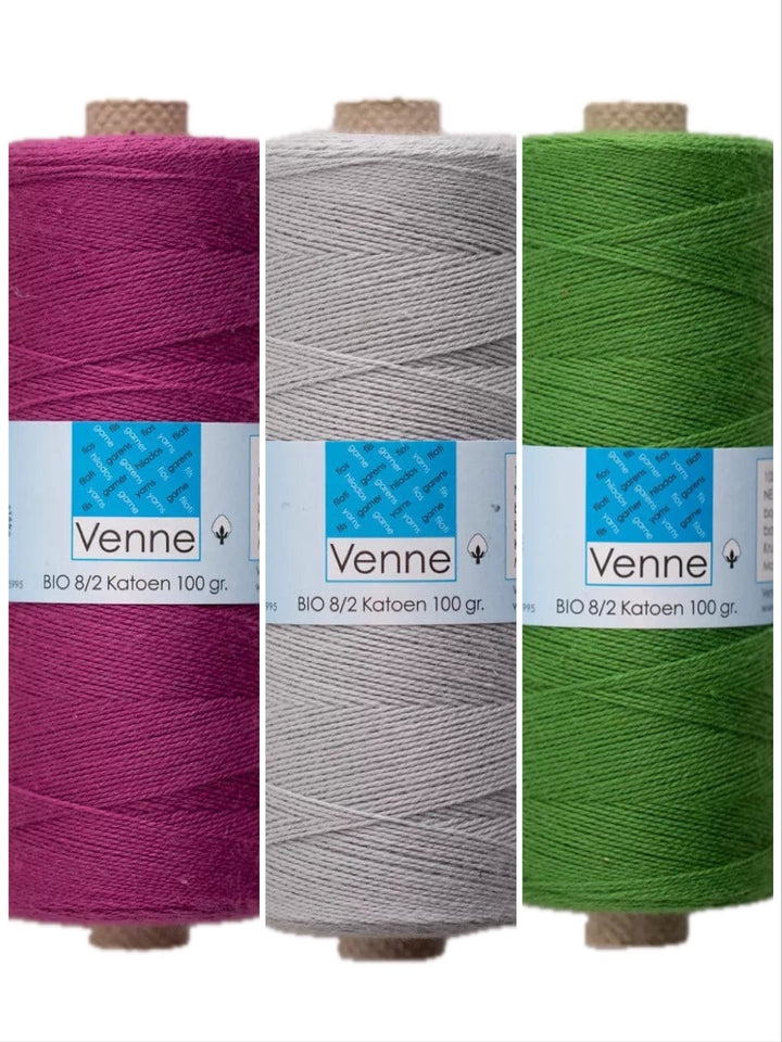 VENNE ORGANIC UNMERCERISED COTTON 8/2