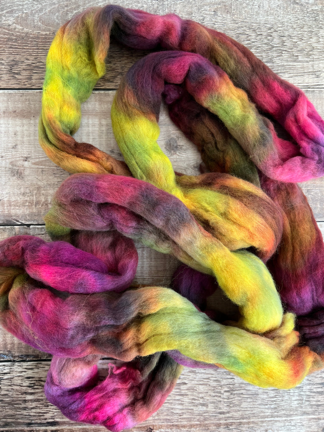 SPACE DYED POLWARTH TOP: Before Dawn