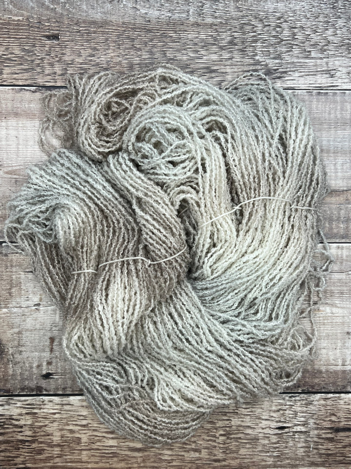 BANBA (merino boucle): Silver Birch