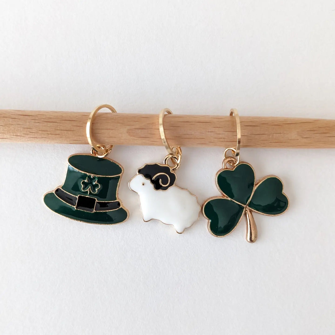 SHAMROCK & SHEEP STITCH MARKERS