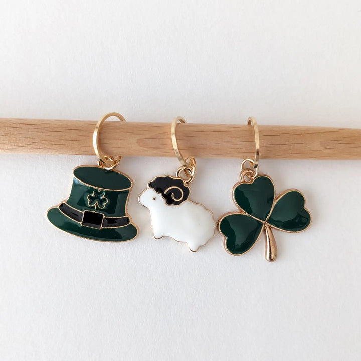 SHAMROCK & SHEEP STITCH MARKERS