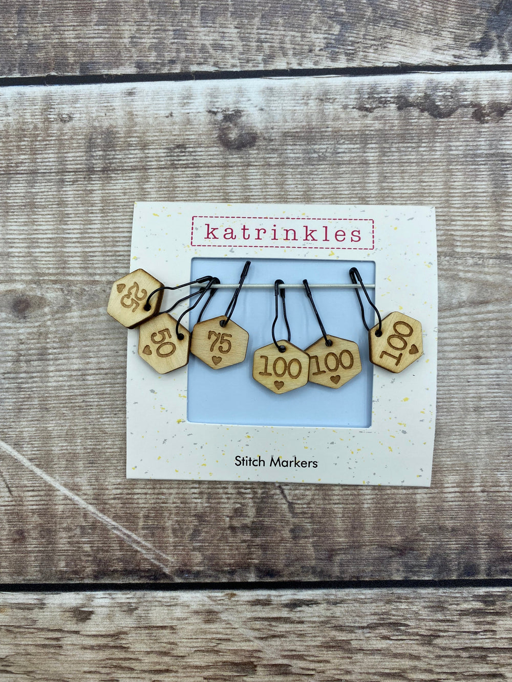 CAST ON COUNTING NUMBERS STITCH MARKER SET BY KATRINKLES - ACCESSORIES - Wild Atlantic Yarns