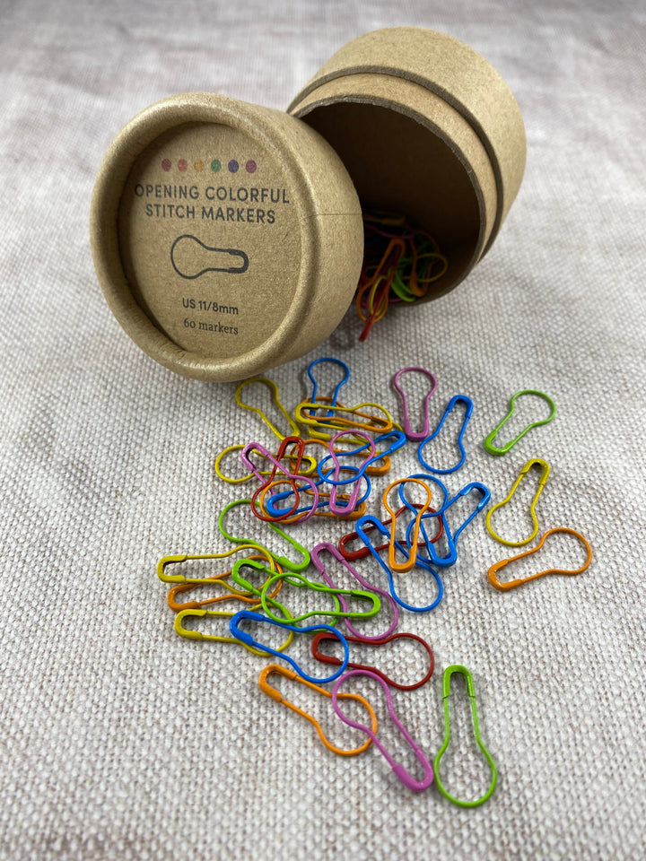 COLOURFUL BULB STITCH MARKERS - ACCESSORIES - Wild Atlantic Yarns