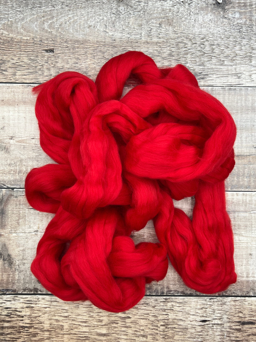 MERINO TOP: Crimson - FIBRE - Wild Atlantic Yarns