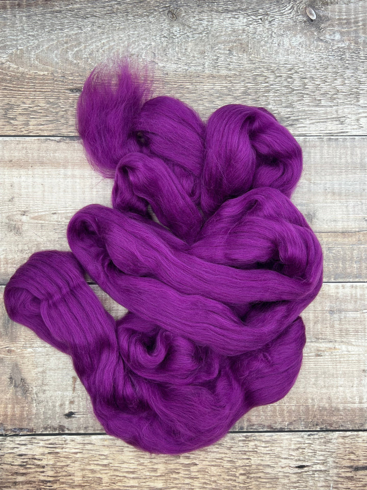 MERINO TOP: Plum - FIBRE - Wild Atlantic Yarns