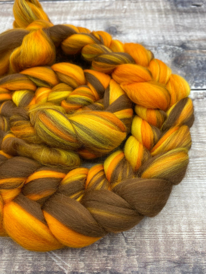 MERINO TOP: Pumpkin Pie - FIBRE - Wild Atlantic Yarns