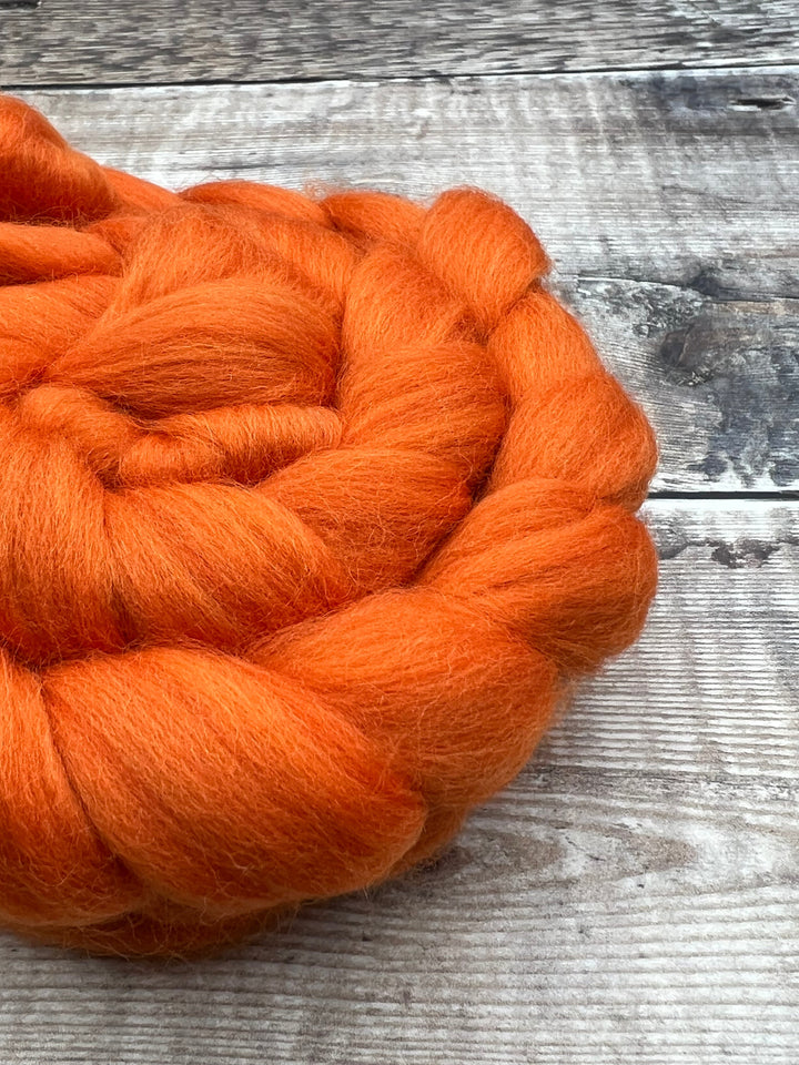 MERINO TOP: Pumpkin - FIBRE - Wild Atlantic Yarns