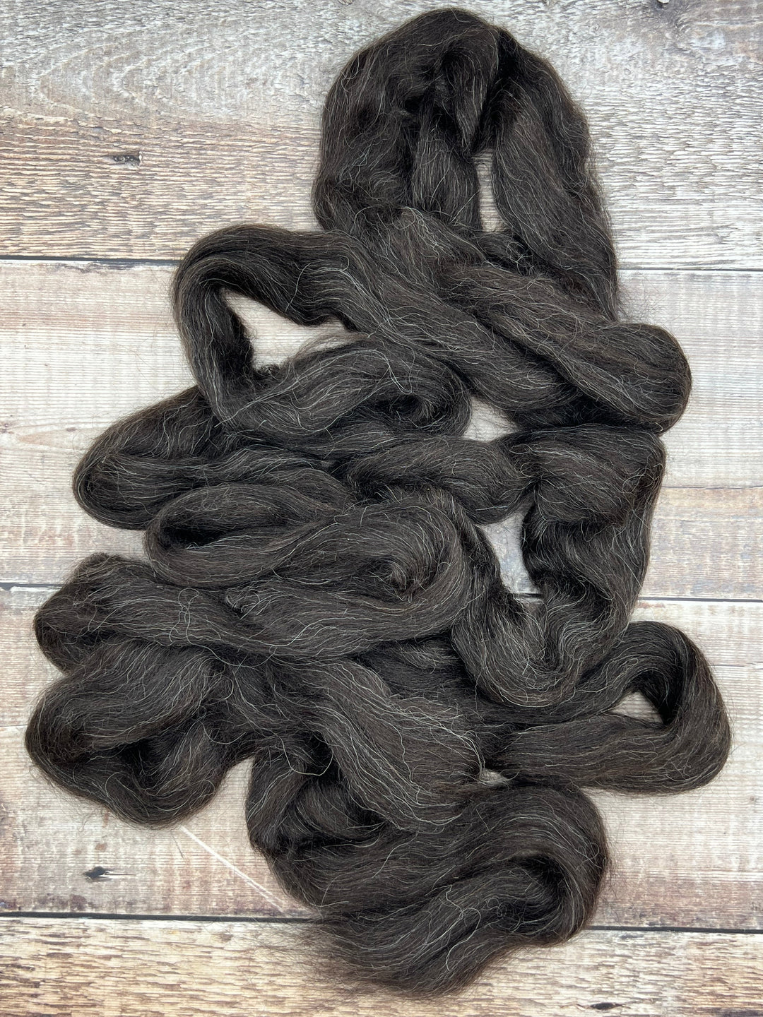 NATURAL ICELANDIC TOP: black - FIBRE - Wild Atlantic Yarns