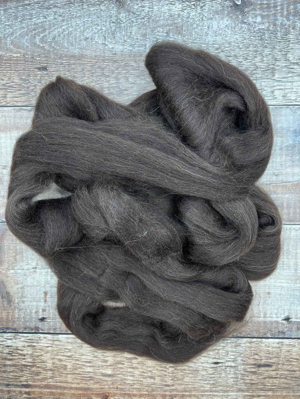 NATURAL WELSH TOP: BROWN/BLACK - FIBRE - Wild Atlantic Yarns