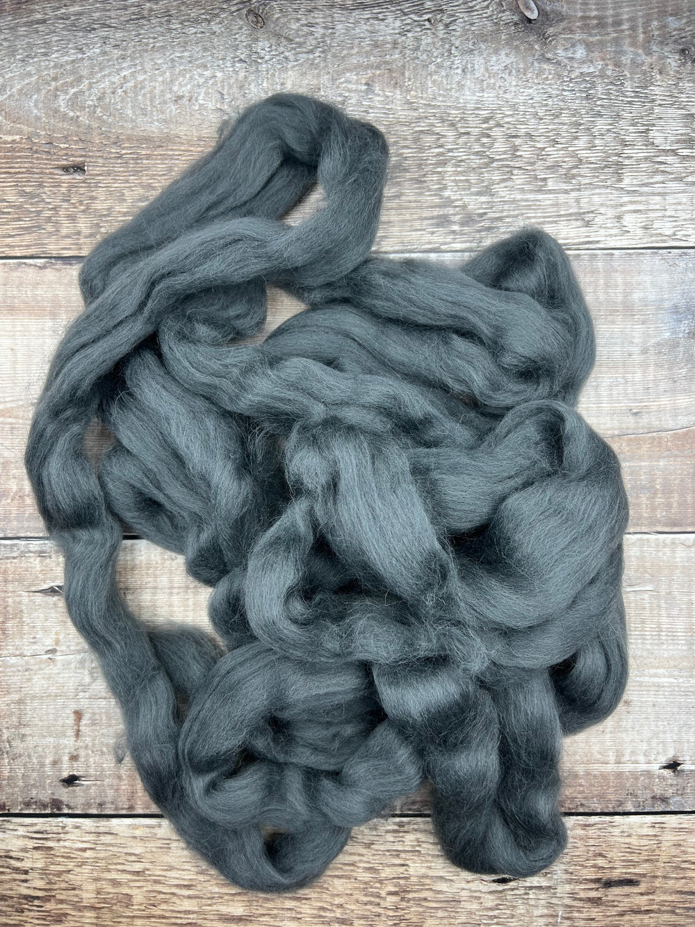 SHETLAND TOP: Slate - FIBRE - Wild Atlantic Yarns