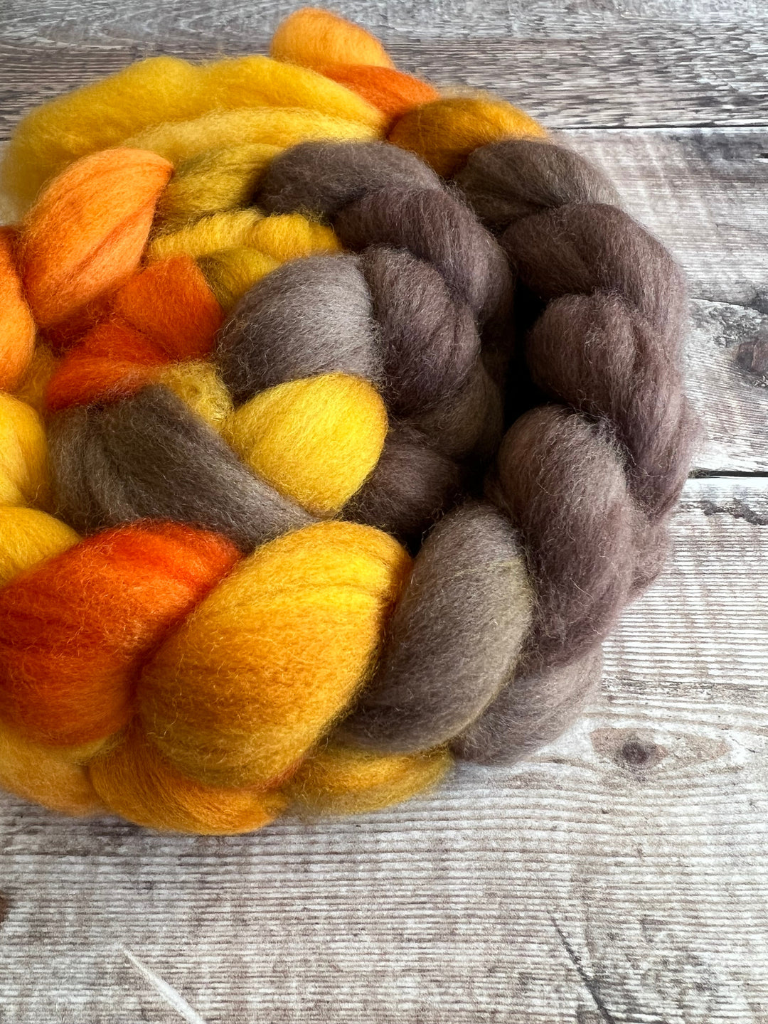 SPACE DYED MERINO TOP: Burnished Gold - FIBRE - Wild Atlantic Yarns