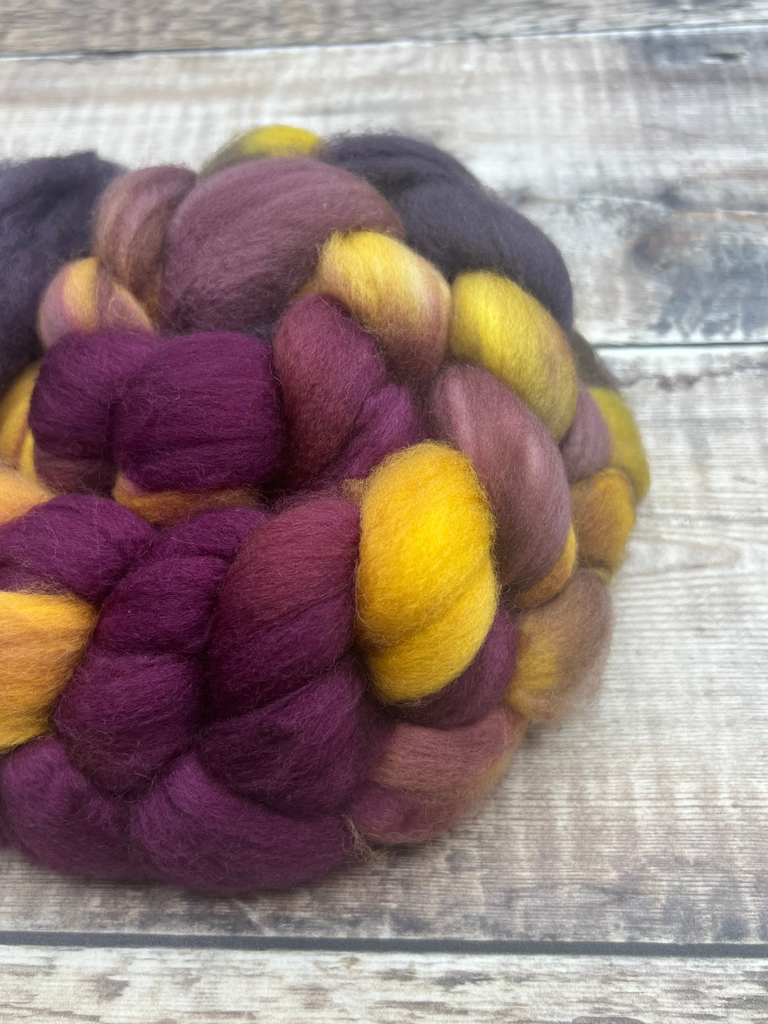 SPACE DYED MERINO TOP: Rhubarb & Custard - FIBRE - Wild Atlantic Yarns