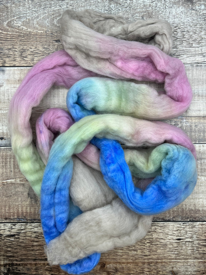 SPACE DYED POLWARTH TOP: Spring Bouquet - FIBRE - Wild Atlantic Yarns