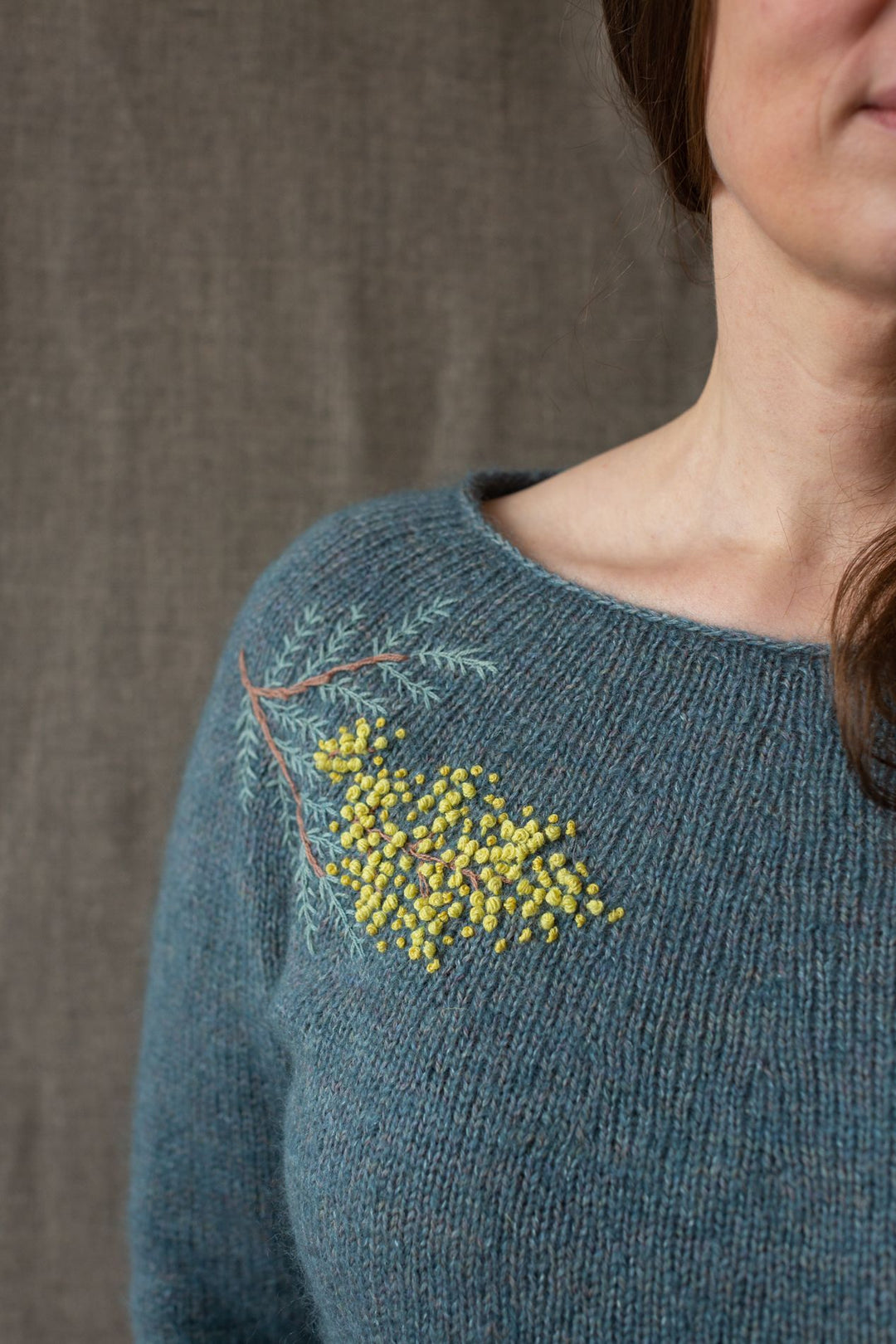 Embroidery on Knits by Judit Gummlich from Laine Publishing